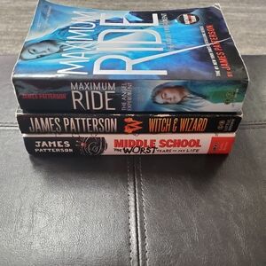 Set of 3 books by James Patterson